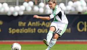 Martina Müller steuerte ein Tor zum 3:0-Erfolg des VfL gegen den FC Barcelona bei