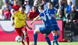 Marta (l.) wird weiterhin mit Anja Mittag zusammen spielen