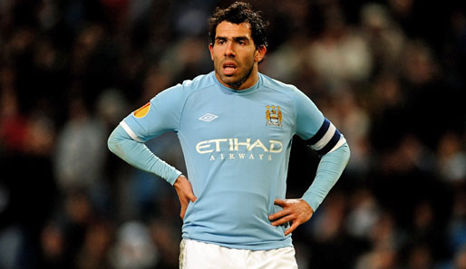 Manchester Citys Carlos Tevez soll von Inter Mailand umworben werden