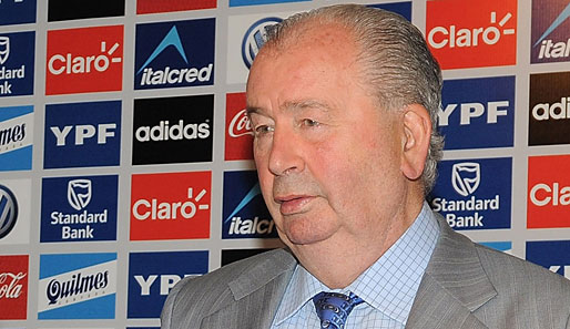 Der Präsident der argentinischen Fußballverbandes Julio Grondona lädt Spanien zur Copa America ein