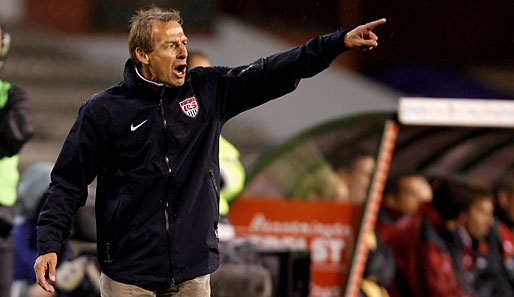 Jürgen Klinsmann konnte ein 3:2 seiner US-Boys in Slowenien bejubeln