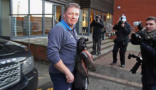 Ally McCoist blickt als Trainer der Glasgow Rangers in eine ungewisse Zukunft