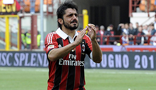 Gattuso hatte sich unter Tränen von den Mailänder Fans verabschiedet