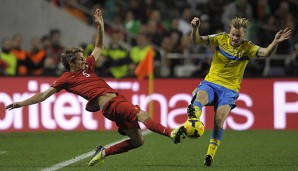 Fabio Coentrao (l.) fällt momentan aufgrund einer Oberschenkelverletzung aus