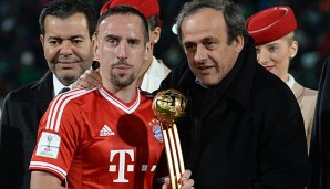 Franck Ribery und Michel Platini sind derzeit nicht die besten Freunde