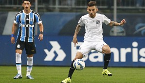 Lucas Lima erzielte für den FC Santos vier Tore in der abgelaufenen Saison