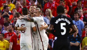 Dzeko und Co. hatten gegen Liverpool gut lachen