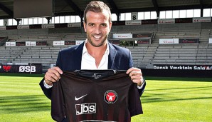 Rafael Van der Vaart wurde am Mittwoch vorgestellt