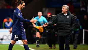 Carlo Ancelotti trainierte Zlatan Ibrahimovic bei PSG