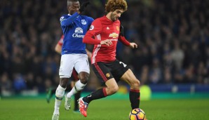 Marouane Fellaini hat gegen Everton einen Elfmeter verschuldet