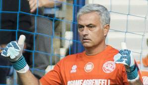 Mourinho als Torhüter