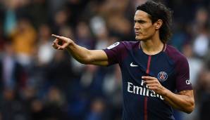 Platz 11: Edinson Cavani (Paris Saint-Germain/Uruguay)