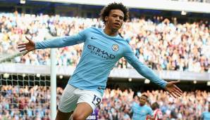 Platz 11: Leroy Sane (Manchester City) - 21 Jahre - 2021 - 140.6