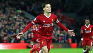 Platz 16: Philippe Coutinho (damals noch: FC Liverpool) - 25 Jahre - 2022 - 123.0