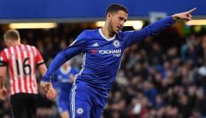 Platz 18: Eden Hazard (Chelsea) - 27 Jahre - 2020 - 119.6