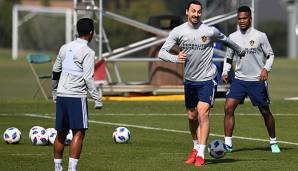 Zlatan Ibrahimovic könnte am Wochenende sein Debüt für LA Galaxy geben.