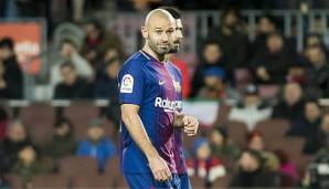 Javier Mascherano noch im Trikot des FC Barcelona