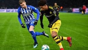 Platz 9: Jadon Sancho (Jahrgang 2000, England) – damals: Borussia Dortmund, heute: Borussia Dortmund