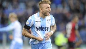 Platz 3: Ciro Immobile (Lazio Rom) - 24 Tore / 91,7 Minuten pro Tor