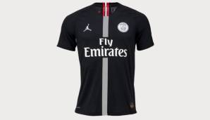 Damit PSG im neuen Jordan-Look flexibel ist, gibt es gleich zwei Designs für Heim- und Auswärtsspiele. Im heimischen Parc des Princes läuft PSG in schwarz auf.