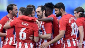 Platz 14: Atletico Madrid (Spanien) mit einem Markenwert von 357 Millionen Euro.