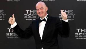 Gianni Infantino freut sich auf die Gala.