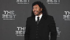 ... das farbliche Gegenstück zu ihm war Kult-Keeper Rene Higuita.