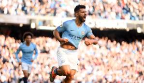 Platz 16: Sergio Agüero (30/Manchester City) - 7 Punkte