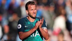 Platz 10: Harry Kane (25/Tottenham Hotspur) - 25 Punkte