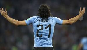 Platz 17: Edison Cavani (Paris St. Germain).