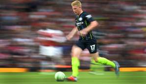 Platz 6: Kevin de Bruyne (Manchester City).