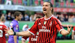 AC MILAN: Zlatan Ibrahimovic (2010-12) - 77 Scorerpunkte (56 Tore, 21 Vorlagen).