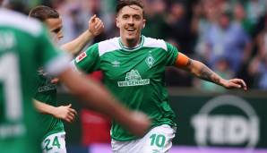 Platz 20: Max Kruse - 51 Tore für FC St. Pauli, SC Freiburg, Borussia Mönchengladbach, VfL Wolfsburg und Werder Bremen.