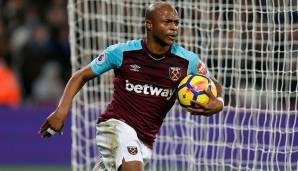 Platz 43: Andre Ayew - 37 Tore für Olympique Marseille, West Ham und Swansea City.