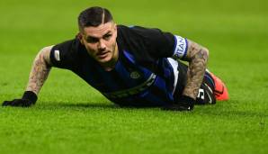 Platz 19 - Mauro Icardi (Inter Mailand): 26 Chancen - 46,15 Prozent Trefferquote.