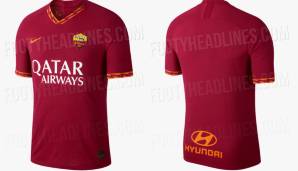 AS ROM - Heimtrikot: Das neue Roma-Trikot kommt mit Harry-Potter-Elementen daher. Zumindest die Narbe des Zauberers findet sich im Kragen und an den Ärmeln wieder. Man könnte es auch Zickzack-Muster nennen.