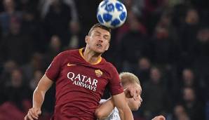 Platz 5: EDIN DZEKO (VfL Wolfsburg, Manchester City, AS Rom): 38 Kopfballtore.