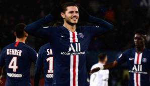 Platz 32: MAURO ICARDI (Sampdoria Genua, Inter Mailand, Paris Saint-Germain ): 21 Kopfballtore.