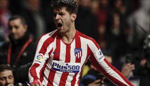 Platz 28: ALVARO MORATA (Atletico Madrid, Real Madrid, FC Chelsea): 22 Kopfballtore.