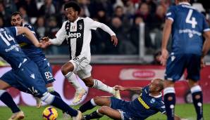 Platz 11: JUAN CUADRADO (Udinese Calcio, US Lecce, AC Florenz, FC Chelsea, Juventus) - 586.