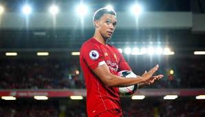 Platz 3: Trent Alexander-Arnold (FC Liverpool): 14 kreierte Chancen in 4 Spielen.