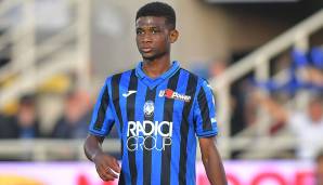 Platz 9: AMAD TRAORE (Rechtsaußen, Atalanta Bergamo, Geburtstag: 11. Juli 2002, Alter: 17 Jahre und 108 Tage) - Debüt am 27. Oktober 2019 gegen Udinese Calcio.