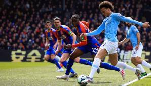 PLATZ 24: LEROY SANE (Manchester City) – 286 erfolgreiche Dribblings (Erfolgsquote: 51,91 Prozent).