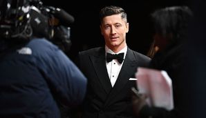 Robert Lewandowski hat bei der Ballon-d'Or-Verleihung den achten Platz belegt.