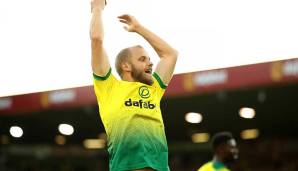 Platz 6: Teemu Pukki (Norwich City) - 8 von 17 Toren - 47 Prozent.