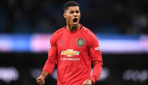 Platz 16: Marcus Rashford (Manchester United) - 10 von 25 Toren - 40 Prozent.