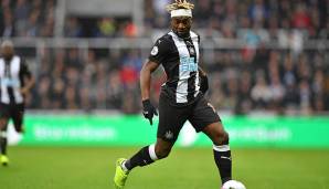 PLATZ 10 - Allan Saint-Maximin (Newcastle United): 36.76 km/h.