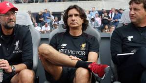 Zeljko Buvac (Mitte) fungierte jahrelang als Co-Trainer von Jürgen Klopp. Seit Anfang Februar ist er Sportdirektor von Dynamo Moskau.