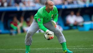 Gabor Kiraly beim EM-Spiel gegen Island im Sommer 2016: Mit Ungarn erreichte er das Achtelfinale.