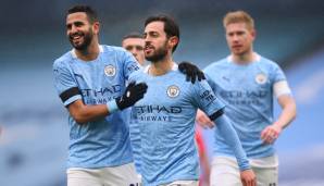 Platz 12 - MANCHESTER CITY (Premier League): 11 Punkte, Torverhältnis von 7:2